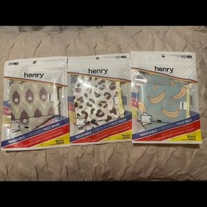 Henry Mask 3 Pack